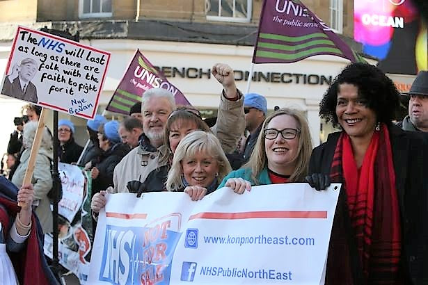 North East March and Rally for the NHS 4th February 2017