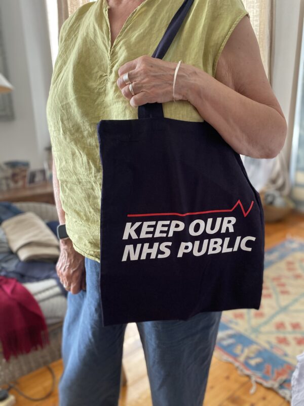 Keep Our NHS Public tote bag