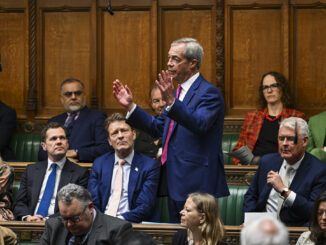 Nigel Farage with Reform MPs